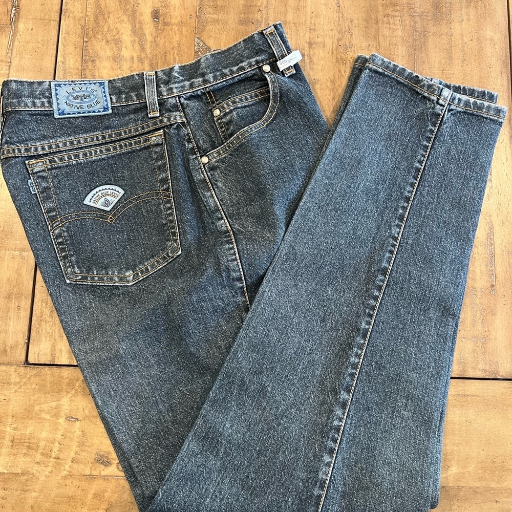 Rare Vintage Pair of Levi’s Native Blue Jeans Size 14
